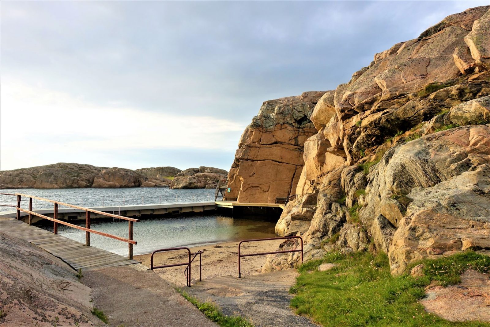 badestranden for de minste i smøgen