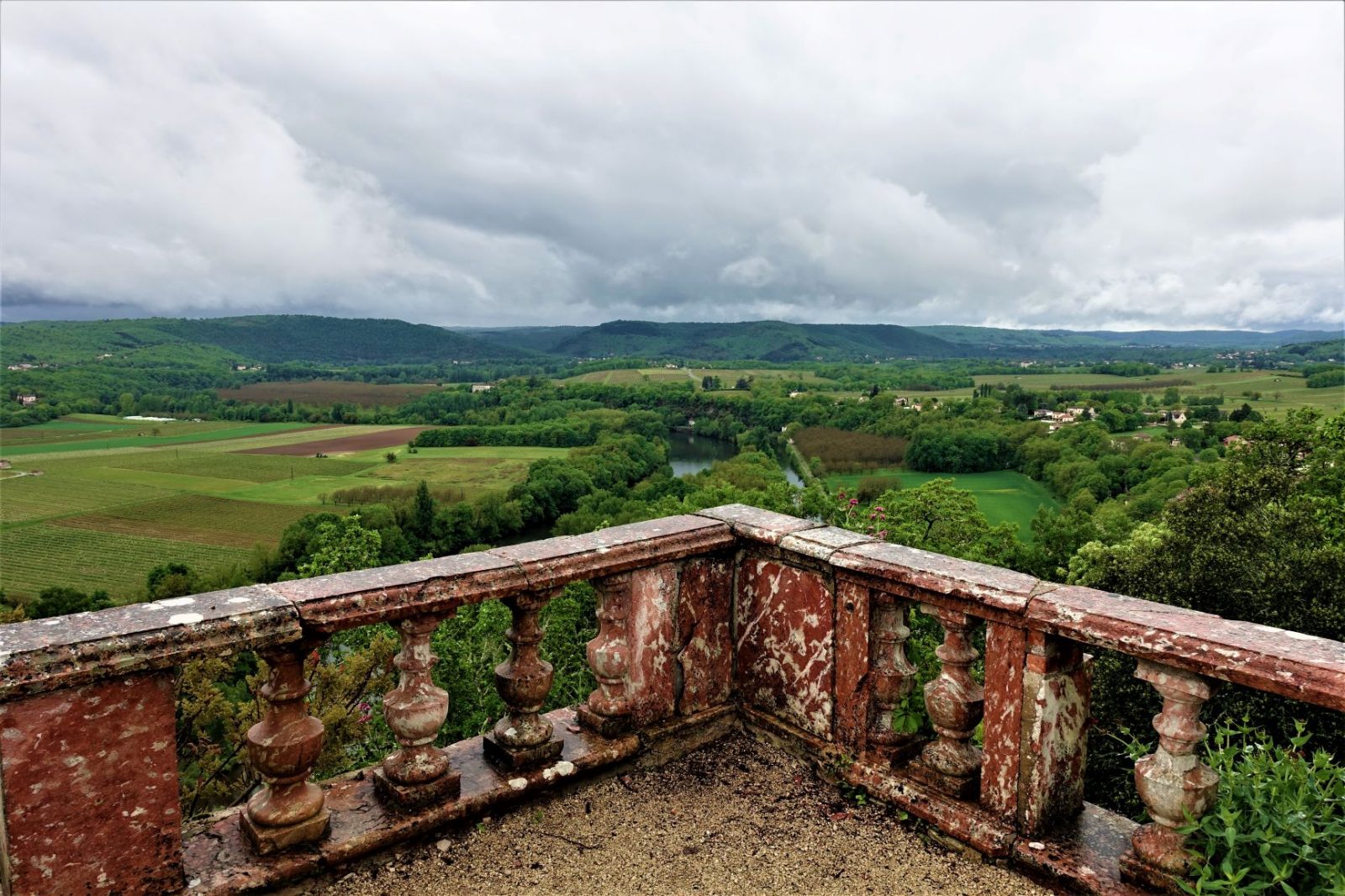 praktfull utsikt frankrike