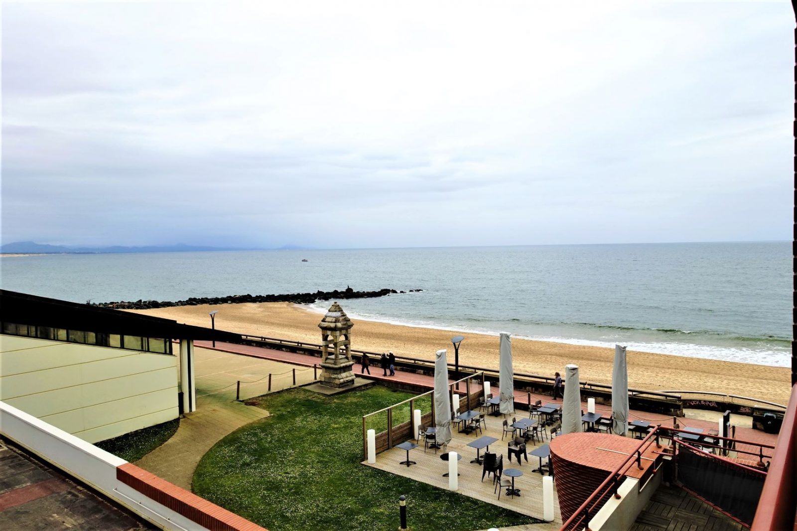 utsikt fra hotellrommet vestkysten frankrike