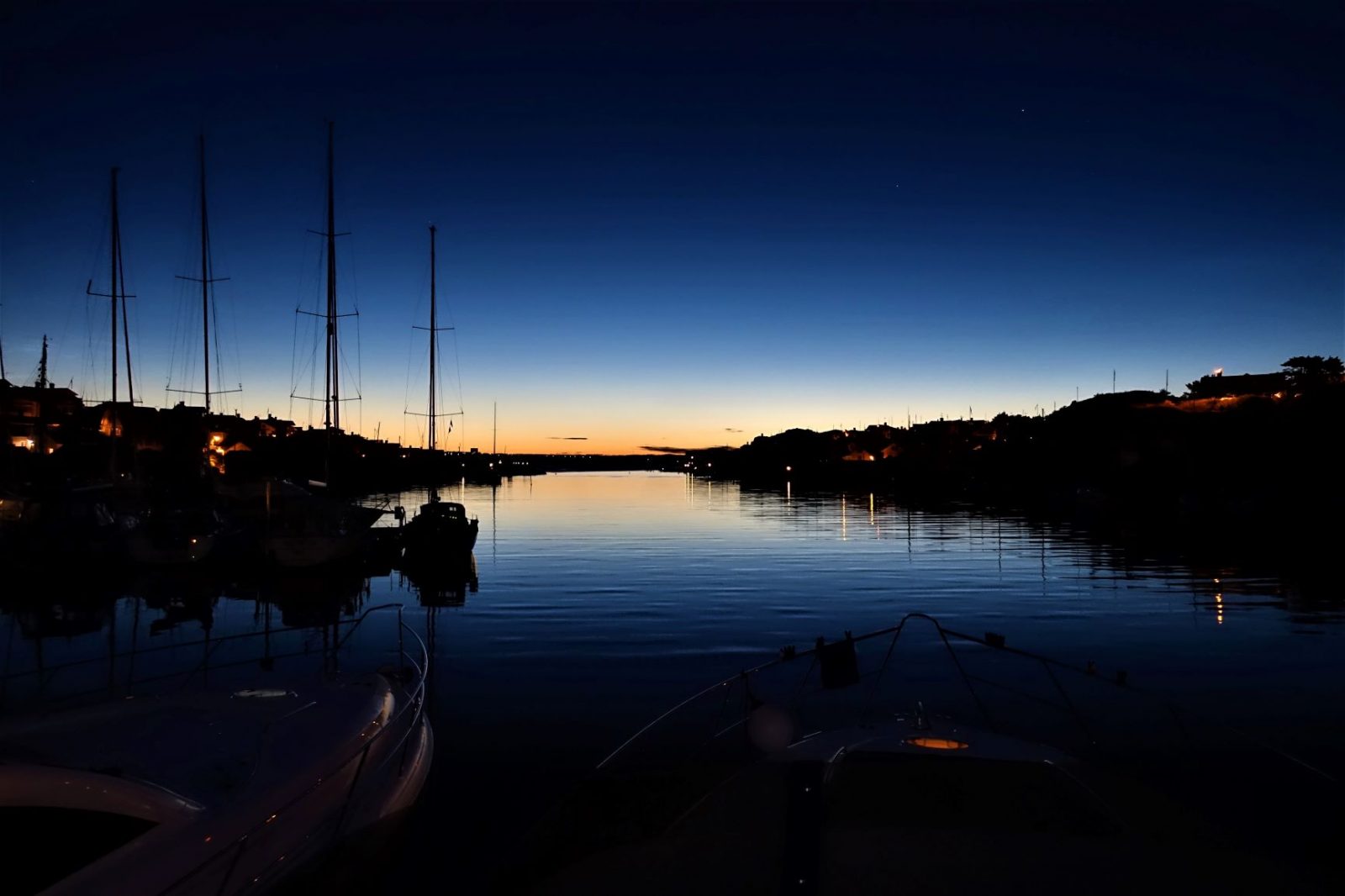 solnedgang i Fiskebäckskil