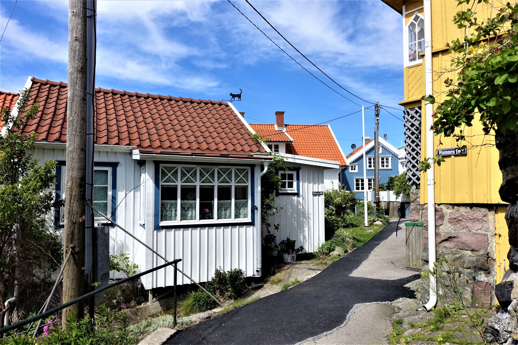 Gullholmen er full av vakre gamle sjøhus